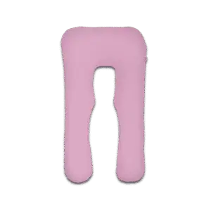 כרית גוף אימי פרימיום רויאל ורוד מבט קדמי עליון