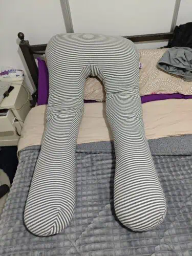 כרית הריון והנקה פרימיום רויאל פסים קלאסי photo review