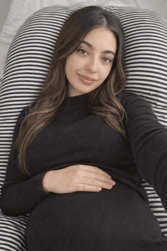 כרית הריון והנקה פרימיום רויאל פסים קלאסי photo review